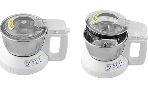 Panasonic AC MX-AC220-H 550-Watt Super Mixer Grinder with 2 Jars (Grey) - Image 2